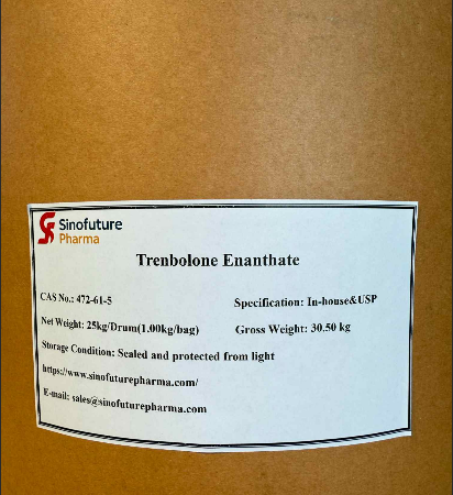 Производител и доставчик на Suprepharmagroup – Testosterone Enanthate (CAS 315-37-7) фармацевтичен клас API със стабилна световна пазарна цена от 420 USD/kg–480/kg. Цена на килограм 480 USD/кг, 100 кг насипна цена 460 USD/кг.
